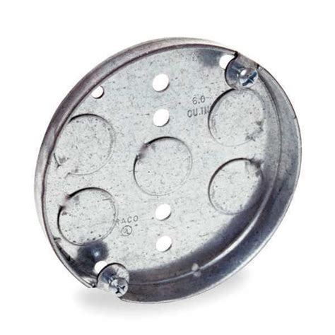 electrical pankey round box|raco galvanized electric pan box.